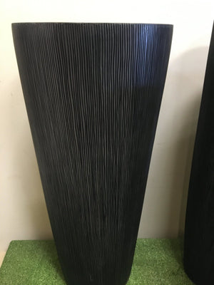 Planter Polystone Tall Round w/insert 18inx42in-Not Just For The Garden | Metal Art | Décor for Homes, Walls and Gardens | Furniture | Custom Garden Planters and Flower Arrangements | Gifts | Best in KW