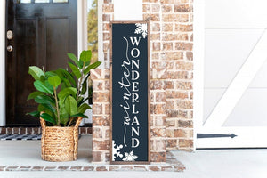 Sign Winter Wonderland Assorted Sizes-Not Just For The Garden | Metal Art | Décor for Homes, Walls and Gardens | Furniture | Custom Garden Planters and Flower Arrangements | Gifts | Best in KW
