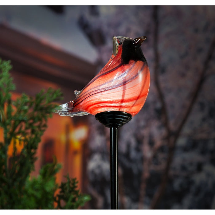 Solar Cardinal Art Glass Stake