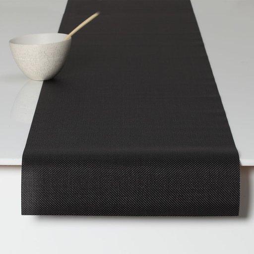 Table Runner Chilewich Mini Basketweave Black