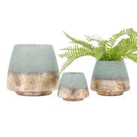 Vase Cambria 6in diam x 5in tall-Not Just For The Garden | Metal Art | Décor for Homes, Walls and Gardens | Furniture | Custom Garden Planters and Flower Arrangements | Gifts | Best in KW