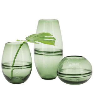 Vase Green Glass-Not Just For The Garden | Metal Art | Décor for Homes, Walls and Gardens | Furniture | Custom Garden Planters and Flower Arrangements | Gifts | Best in KW