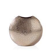 Vase Hammered Gold Metal-Not Just For The Garden | Metal Art | Décor for Homes, Walls and Gardens | Furniture | Custom Garden Planters and Flower Arrangements | Gifts | Best in KW