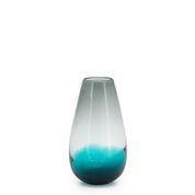 Vase Ombre Teal/Grey Glass-Not Just For The Garden | Metal Art | Décor for Homes, Walls and Gardens | Furniture | Custom Garden Planters and Flower Arrangements | Gifts | Best in KW