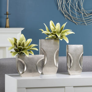 Vase Volta Aluminum 3 asstd sizes-Not Just For The Garden | Metal Art | Décor for Homes, Walls and Gardens | Furniture | Custom Garden Planters and Flower Arrangements | Gifts | Best in KW