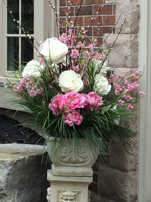 Spring Planter all faux C-Not Just For The Garden | Metal Art | Décor for Homes, Walls and Gardens | Furniture | Custom Garden Planters and Flower Arrangements | Gifts | Best in KW