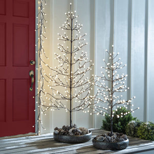   LED Tree with globe lights/ 2 asstd sizes-Not Just For The Garden | Metal Art | Décor for Homes, Walls and Gardens | Furniture | Custom Garden Planters and Flower Arrangements | Gifts | Best in KW 