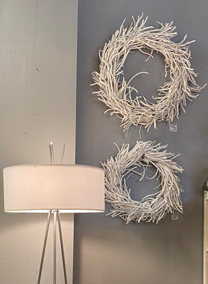 Wreath White Twig asstd sizes-Not Just For The Garden | Metal Art | Décor for Homes, Walls and Gardens | Furniture | Custom Garden Planters and Flower Arrangements | Gifts | Best in KW